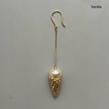 Load image into Gallery viewer, Baroque pearl long earring _ ice cream