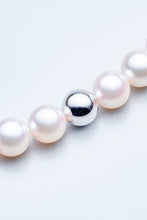 Load image into Gallery viewer, Pearl necklace SILVER
