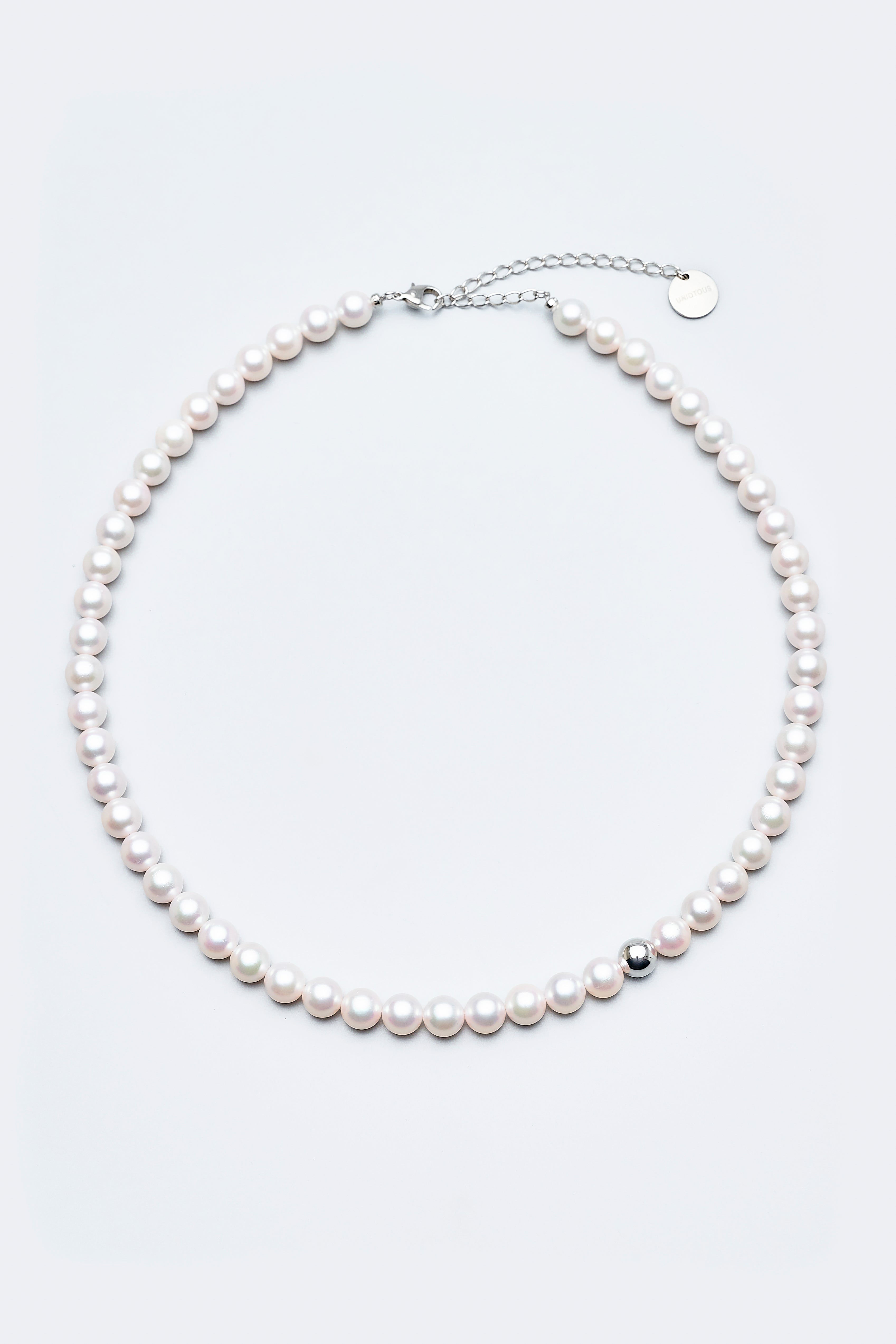 Pearl necklace SILVER – UNIQTOUS