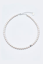 Load image into Gallery viewer, Pearl necklace SILVER